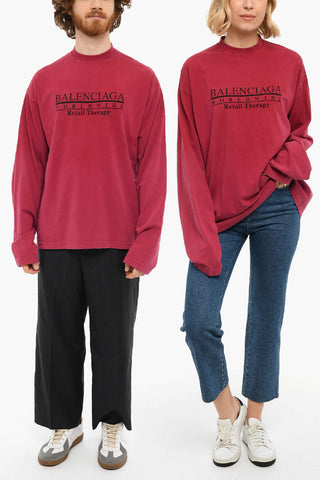Logo Print Long Sleeved T-shirt