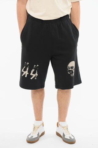 Shorts SKULL con Coulisse e Stampa Grafica