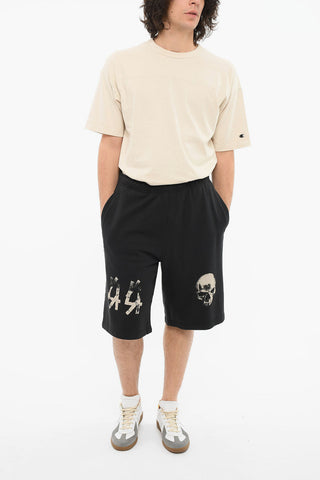 Shorts SKULL con Coulisse e Stampa Grafica