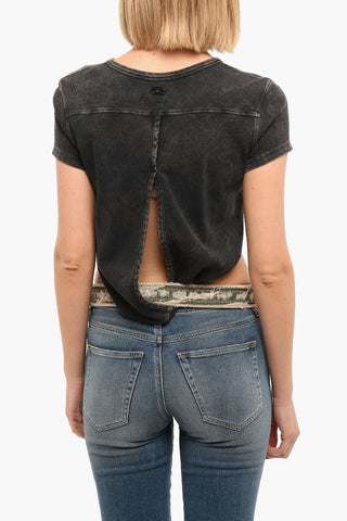 Asymmetrical T-HOLDY T-shirt with Belt