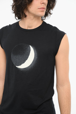 Cotton MOON T-shirt with Print