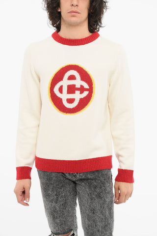 Cotton Sweater with Logo