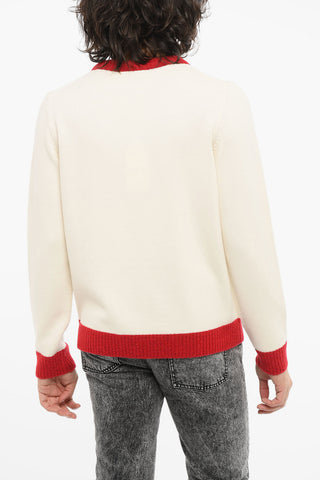 Cotton Sweater with Logo