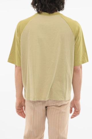 Two-toned T-shirt with Chest Pocket