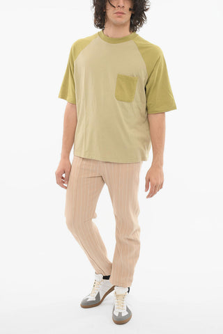 Two-toned T-shirt with Chest Pocket