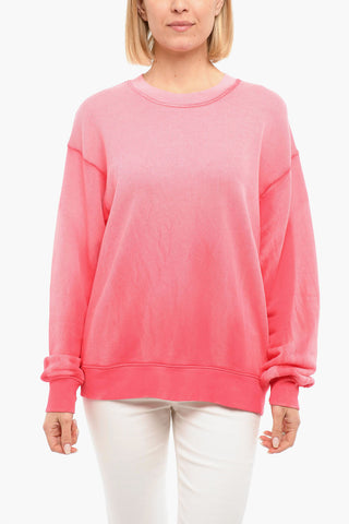 Drop Shoulder Sweatshirt with Gradient Effect