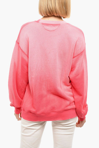 Drop Shoulder Sweatshirt with Gradient Effect