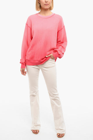 Drop Shoulder Sweatshirt with Gradient Effect