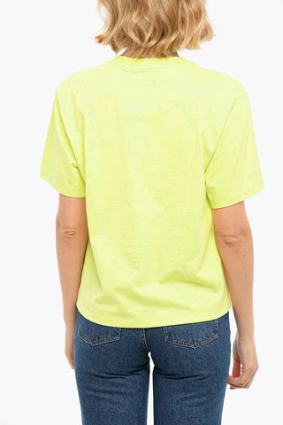 Embroidered Logo Crewneck Short Sleeved T-shirt