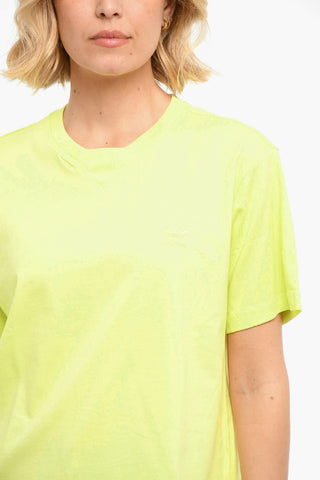 Embroidered Logo Crewneck Short Sleeved T-shirt