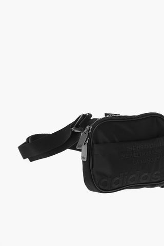 Nylon Crossbody Bag with Embroidery Logo