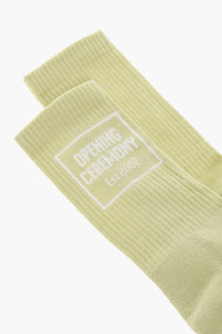 Long Terry Socks with Logo Print