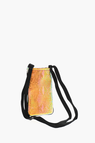 Pouch Effetto Olografico e Tracolla Regolabile