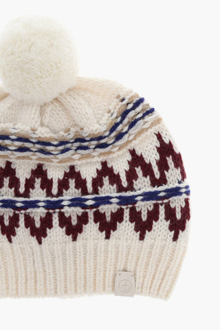 Wool Beanie with Elastic Edge
