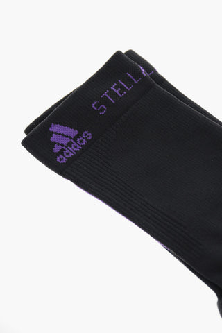STELLA MCCARTNEY Calzini in Nylon Stretch con Logo Ricamato