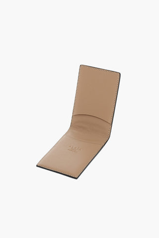 Leather Card Holder with Cut-Out Effect Designs