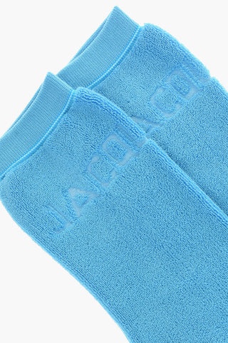 LES CHAUSSETTES Terry Socks with Ton-sur-ton Logo