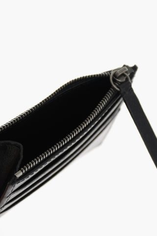 Leather Crad Holder with Engraved Logo