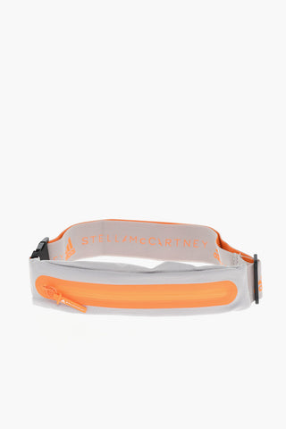 STELLA MCCARTNEY Elasticated RUN Waist Bag with Fluo Zip Closure