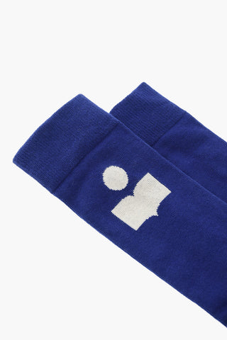 VITONEA Long Socks with Contrasting Logo