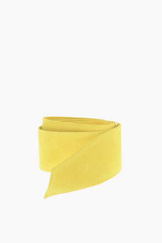 Suede Belt with Band Closure