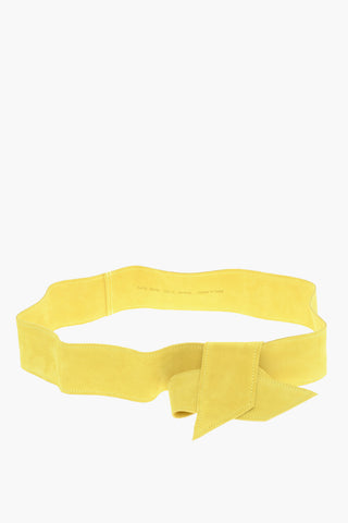 Suede Belt with Band Closure