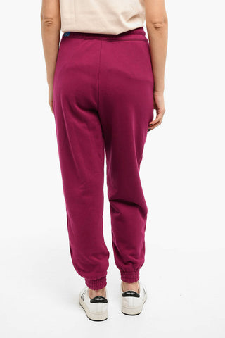 Embroidered BAMBI Brushed Cotton Joggers With drawstrings