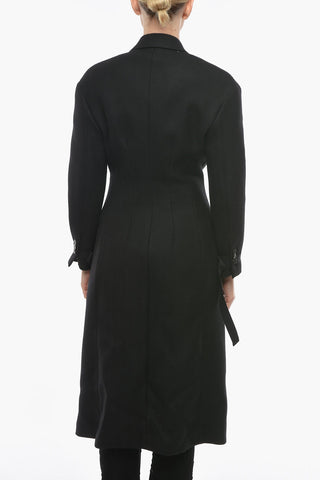 virgin wool chesterfield coat