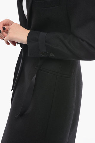 virgin wool chesterfield coat