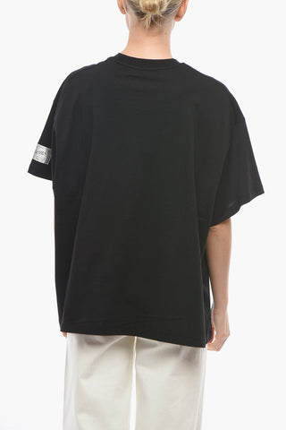 T-shirt SREAPERS Oversize con Stampa Multicolor