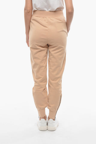 Brushed-cotton Joggers with Embroidered Logo