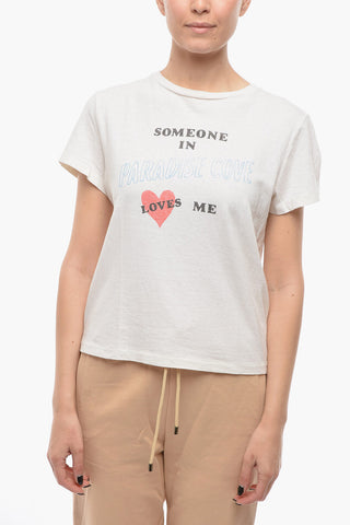 Recycled-cotton Printed Crewneck T-shirt