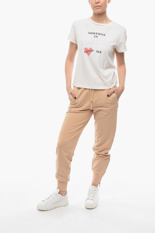 Recycled-cotton Printed Crewneck T-shirt