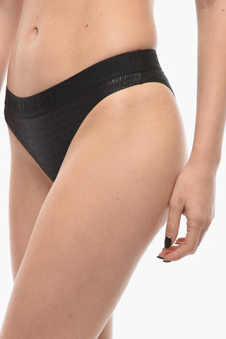 Bikini-Slip mit Allover-Motiv