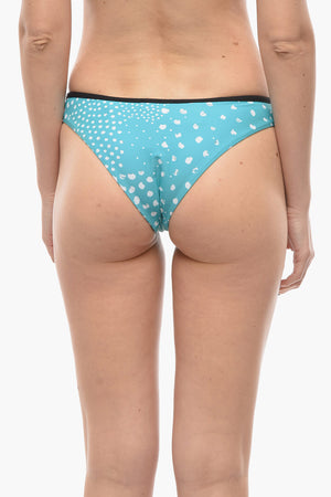 Bikini Briefs Two-Tone DOTS with Contrasting Edges