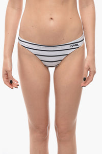 Two-Tone Awning-Striped Bikini Brief