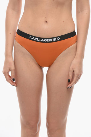 Costume da Bagno Slip SPORT A Tinta Unita con Banda Elastica Logata in Vita