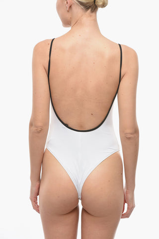 One Piece Swimsuit with Contrasting Details