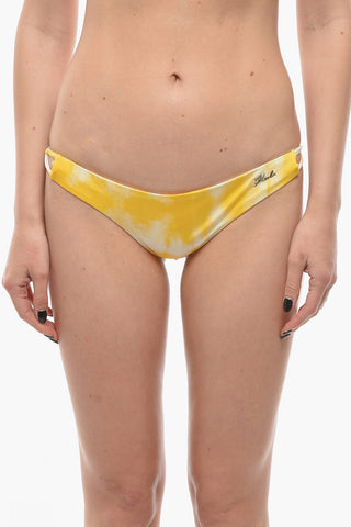 Slip Bikini Effetto Tie Dye con Dettagli Cut Out