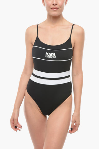 One-Piece Swimsuit With Open Back