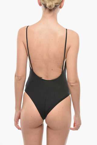 One-Piece Swimsuit With Open Back