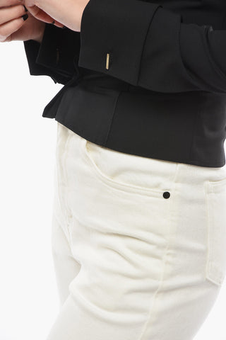 LE SPLASH Stretch Wool PINA Slim Shirt with Chest Pocket