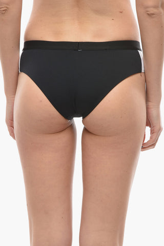 Two-Tone Bikini Briefs SPORT with Logo Elastic Waistband