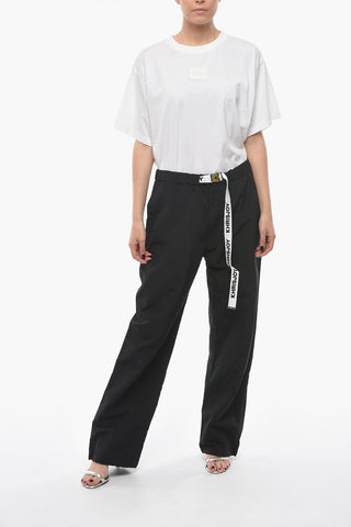 Nylon Jogger with Logoed Woven-belt