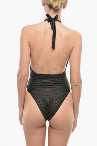 Costume da Bagno Intero con Fiocco sul Collo