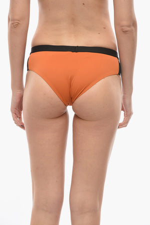 Two-Tone Bikini Briefs SPORT with Logo Elastic Waistband