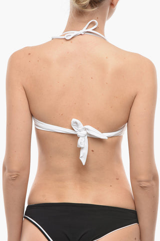 Bandeau Bikini Top with Contrast Details