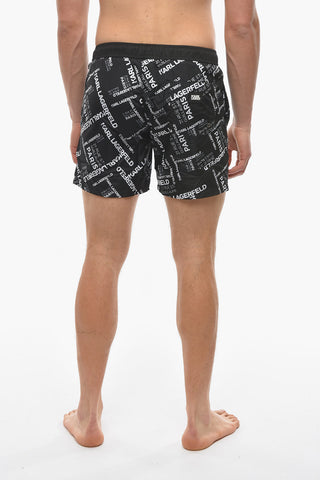 RUE ST-GUILLAME Printed Swim Shorts