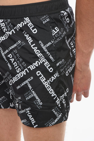RUE ST-GUILLAME Printed Swim Shorts
