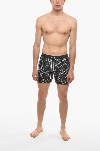 RUE ST-GUILLAME Printed Swim Shorts